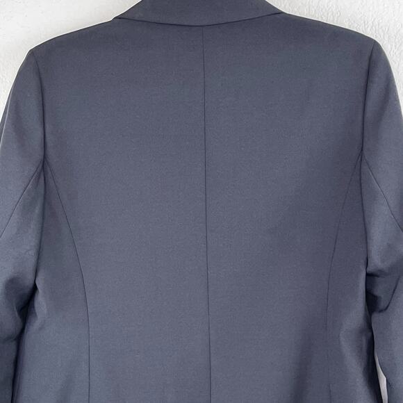 Le Suit Petite Solid Black Single Breasted One Button Short Blazer Jacket 8P NWT - Picture 9 of 16